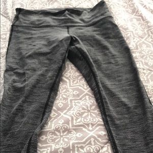 grey lululemon leggings size 10